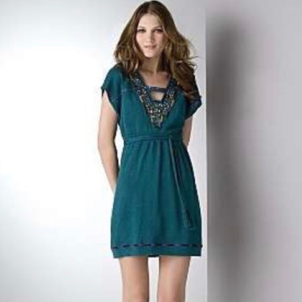 Nanette Lepore Jeweled Cobra Dress